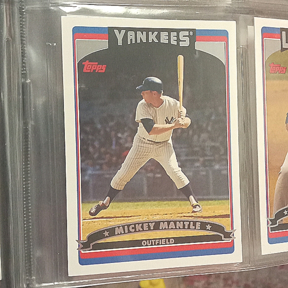 Rare Mickey Mantle Topps card 2006 #7 card GEM MT